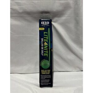 IZZO Golf‎ Lite4Nite Golf Balls. Kit includes UV flashight, 3 golf balls